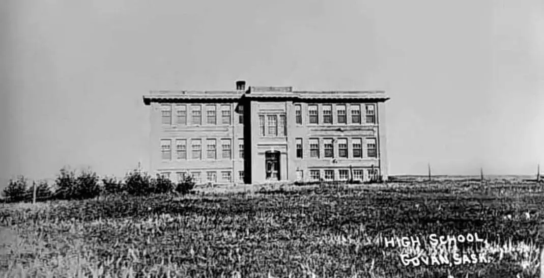 High School, Govan, Sask.