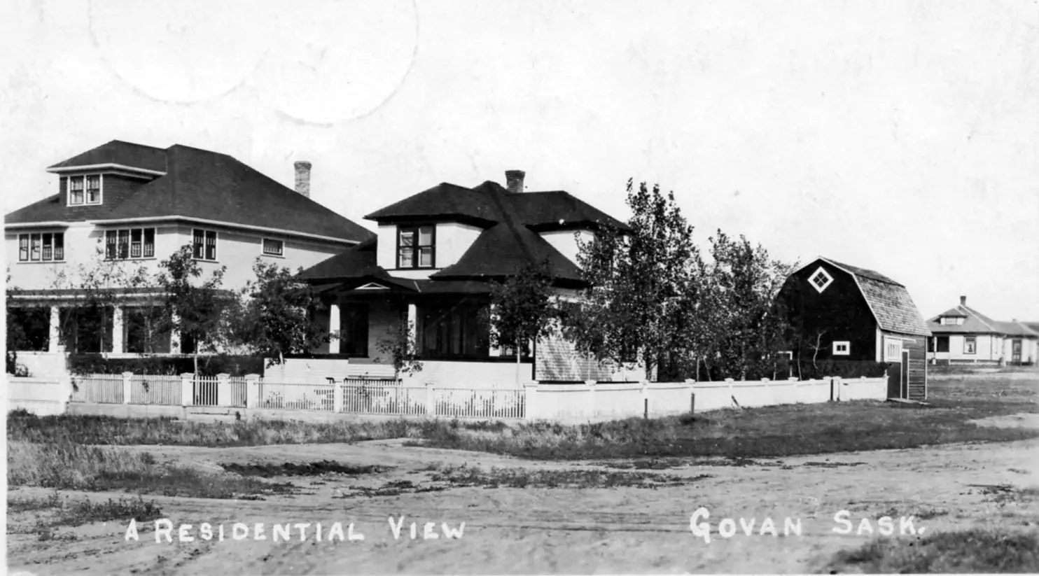 A residential view, Govan, Sask.